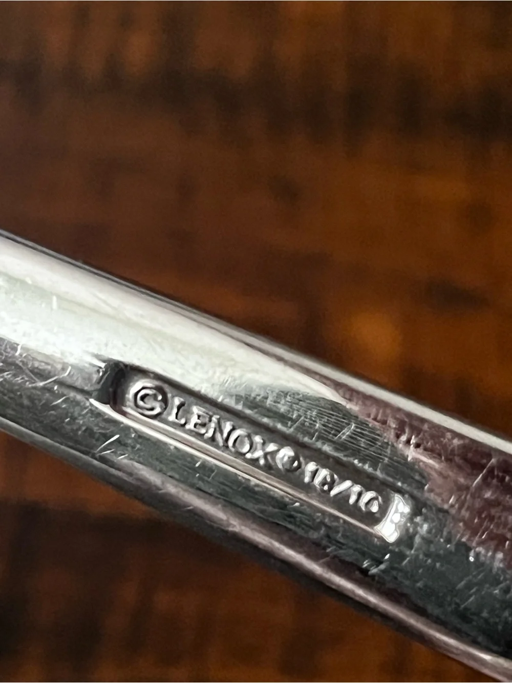 Lenox Silver-Tone Stainless Steel Dinner Fork